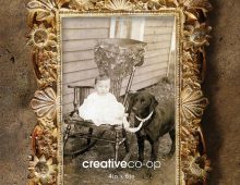 Creative Co-op, Inc. © / Resin Photo Frame with Flowers